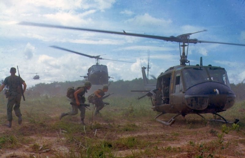 Soldados norteamericanos en la Guerra de Vietnam