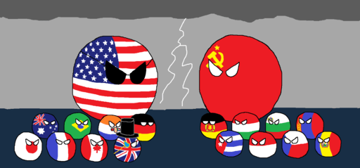 Dibujo sobre la Guerra Fría