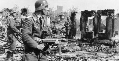 Soldado alemán en la Segunda Guerra Mundial