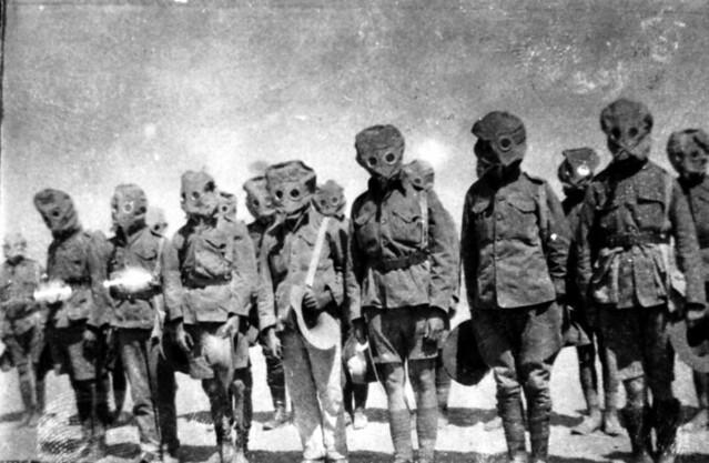 Soldados en la Primera Guerra Mundial