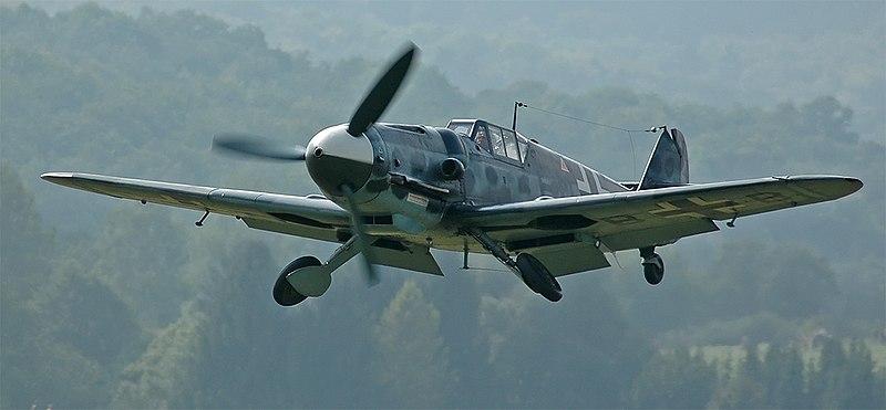 Avión Messerschmitt Bf 109 en la guerra civil española