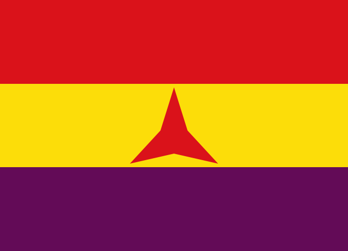 Bandera de las Brigadas Internacionales guerra civil española