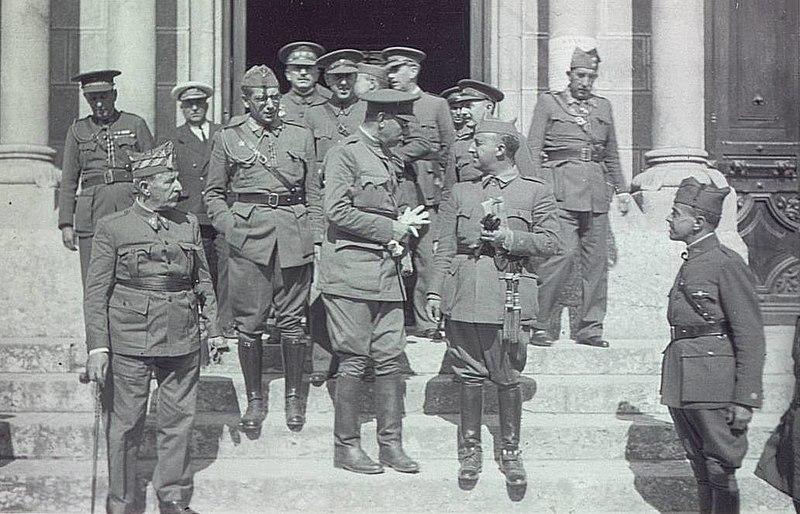 Franco y sus generales en la Guerra Civil Española