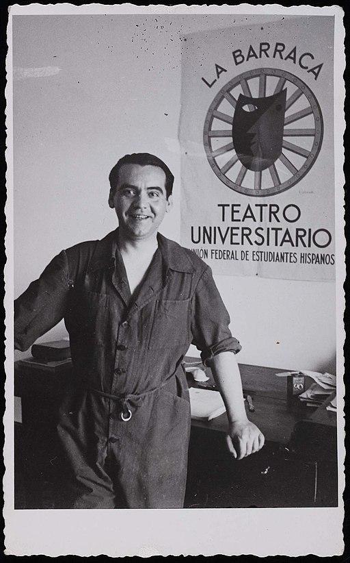 Federico García Lorca en la Huerta de San Vicente
